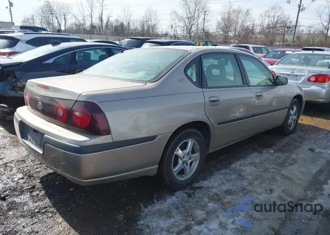 2003 Chevrolet Impala Ls from USA, damaged, VIN 2G1WH52K039217839